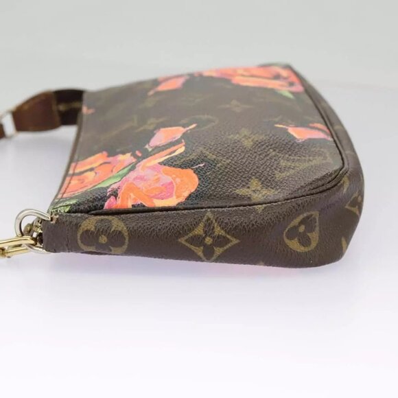 LOUIS VUITTON Monogram rose Pochette Accessoires Pouch authentic - Picture 13 of 16